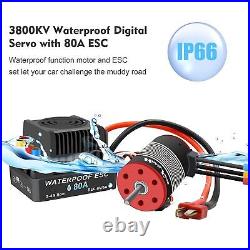 Waterproof Brushless ESC Motor Programming Card 80A 3800KV For 1/10 Car Crawler